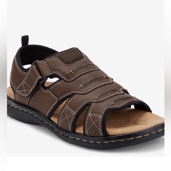 GBX Mens Leather Fisherman Sandals - Picture 1 of 7